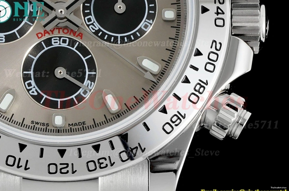 SS OMF SS 40mm 116509 Stk A7750 Daytona Grey 0228